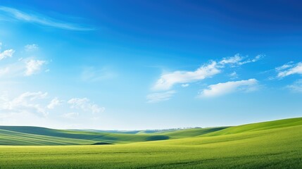 Fototapeta premium hills blue yellow gradient
