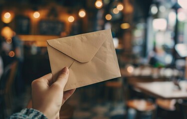 The swift exchange of an unmarked envelope in a crowded cafe, unnoticed yet fraught with danger