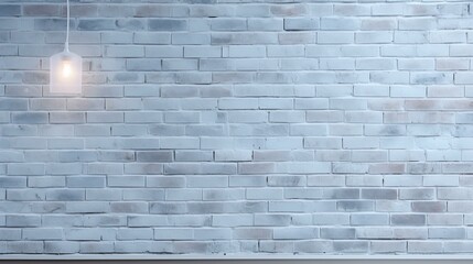 s light blue brick wall