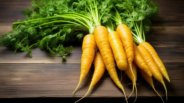 healthy yellow carrot