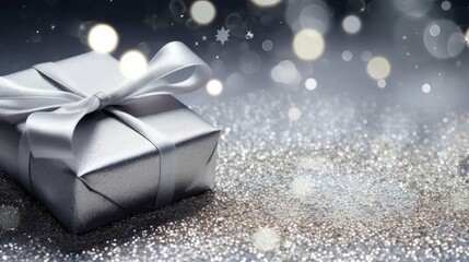 beautifully silver sparkle border