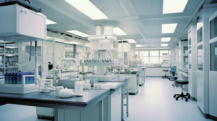 centrifuge laboratory equipment clean room - obrazy, fototapety, plakaty