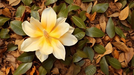 vibrant golden magnolia