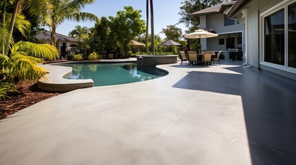 Fototapeta premium residential concrete epoxy