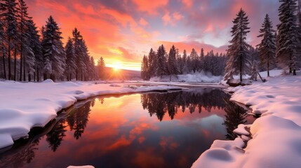 captures natural lighting winter