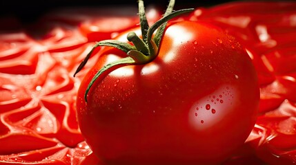vibrant top tomato red