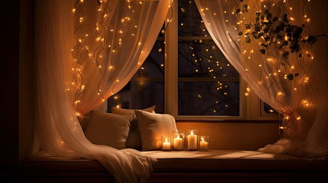 dimly romantic lights