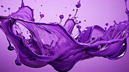 water purple color drop