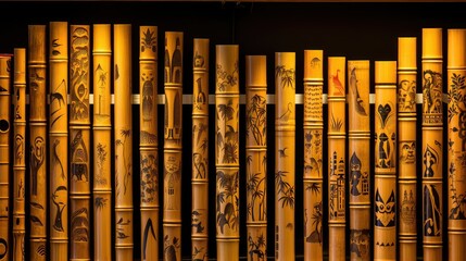 designs bamboo flute