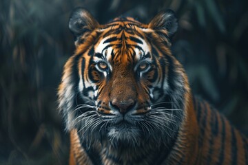 Ein Tiger in seinem natürlichen Lebensraum 
