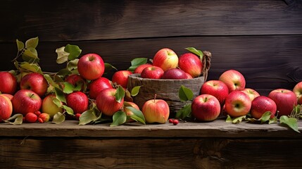 table background apple fruit
