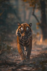 Ein Tiger in seinem natürlichen Lebensraum  - obrazy, fototapety, plakaty