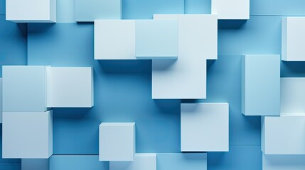 scattered blue solid background