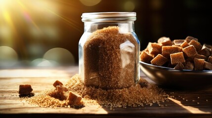 natural brown sugar background