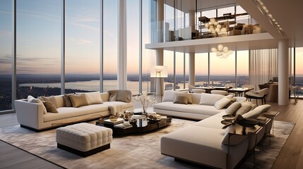 views penthouse interior