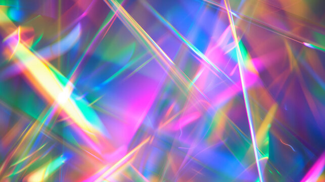 Chromatic crossed lines background