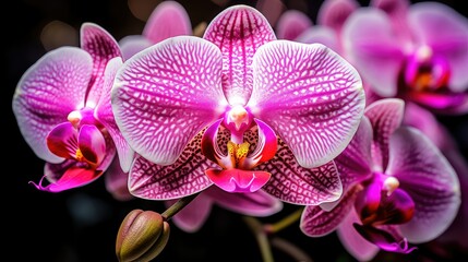 flower pink orchids