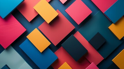 Dynamic and energetic background with bold color blocks
