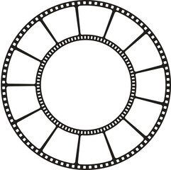 circle film strip