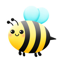 Cute honey bee