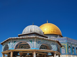 Dome of the Rock. The most known mosque in alquds-