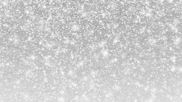 Silver glitter background sparkle particles	