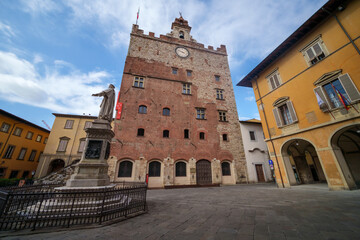 Fototapeta na wymiar Prato, historic city of Tuscany, Italy