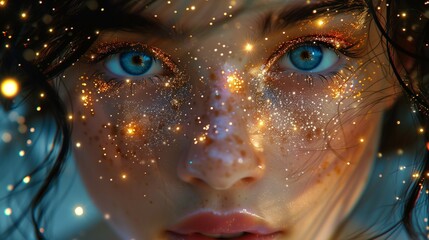Starry-eyed Beauty, generative ai