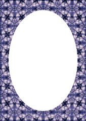 Circle Frame Background with Decorated Borders - 783176125