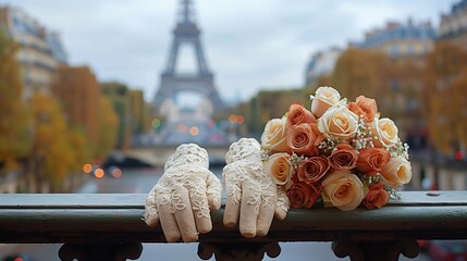 Romantic Parisian Elegance, generative ai