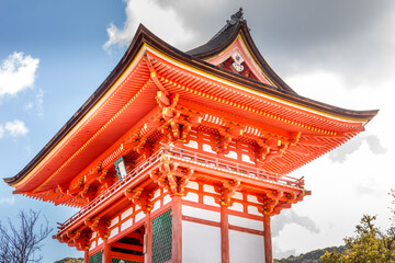 Fototapeta premium Kiyomizu-dera Temple, Higashiyama Ward, Kyoto, Japan
