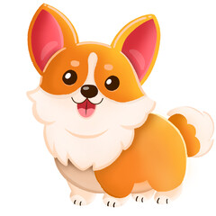 Naklejka premium corgi dog