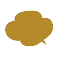 シンプルな吹き出しフレーム