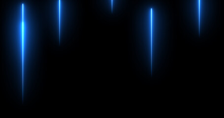 Music festival award show nightclub motion loop laser particle falling bg. Celestial AI information escape cloud computing neon glow streaming glittering beams code rain. Futuristic electronic bg.