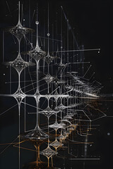 Multi-layered Neural Network Algorithm Schematic Diagram