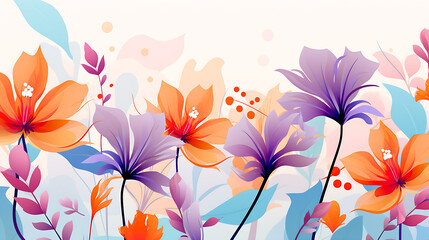 Fototapeta na wymiar Abstract flower background