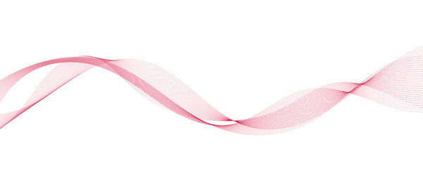 Abstract wave element for design. Digital frequency track equalizer. Stylized line art background. Vector illustration. Wave with lines created using blend tool. Curved wavy line, smooth stripe.