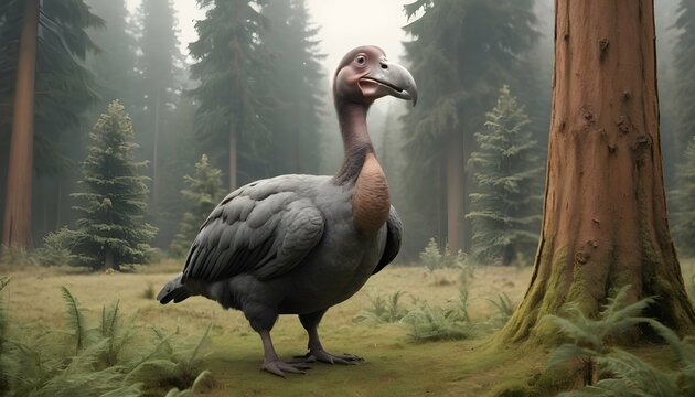 A-Dodo-Bird-In-A-Field-Of-Giant-Firs- 2
