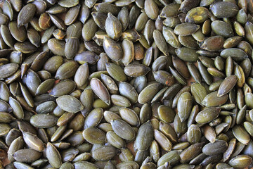 pumpkin seeds close-up
