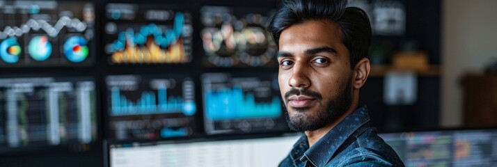 Young Asian Male Professional in a Modern Office Environment