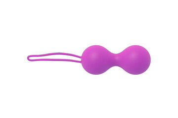 Vaginal sex toy isolated on white background. Top view. 3d render