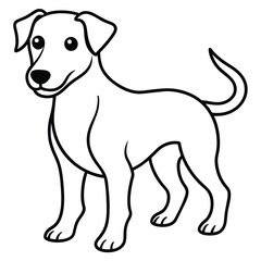 Playful Dog Illustrations - Perfect for Pet-Themed Decor, Greeting Cards, and Children's Apparel