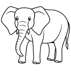 Elephant Illustrations - Ideal for Safari-Themed Decor, Children's Books, and Eco-Friendly Branding