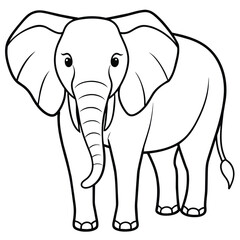 Elephant Illustrations - Ideal for Safari-Themed Decor, Children's Books, and Eco-Friendly Branding