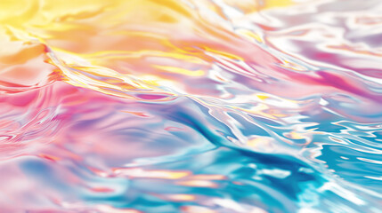 Abstract pastel color background with water ripples and reflections, summer concept. Background for...