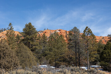 Fototapeta premium Beautiful utah and nevada mountains