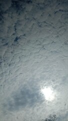 photo of a sky view with clouds for the background