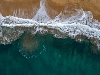 Todos Santos baja california sur pacific ocean beach aerial panorama landscape
