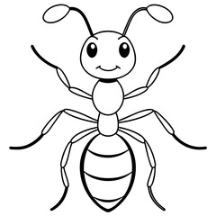 cartoon cute-ant illustration