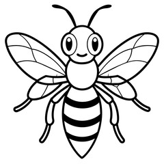illustration of a wasp